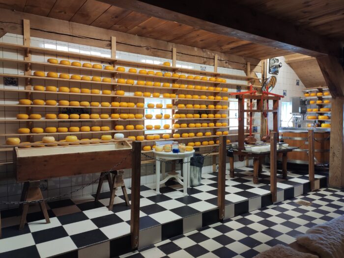 Gouda cheese factory